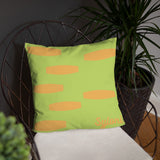 Syloni Exclusive High Quality Pillow (Lime and Peach)