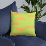 Syloni Exclusive High Quality Pillow (Lime and Peach)