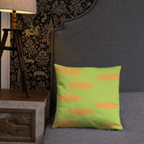 Syloni Exclusive High Quality Pillow (Lime and Peach)