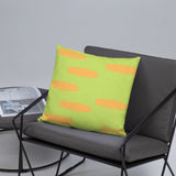 Syloni Exclusive High Quality Pillow (Lime and Peach)