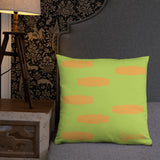 Syloni Exclusive High Quality Pillow (Lime and Peach)