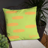 Syloni Exclusive High Quality Pillow (Lime and Peach)