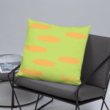 Syloni Exclusive High Quality Pillow (Lime and Peach)