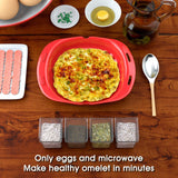 Silicone Microwave Omelet Maker