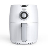 KONKA Multifunction Air Fryer 1000W Oil Free Timer Function Overheat Protection Automatic Desktop 2.5L White
