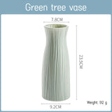 Morandi Modern Origami Plastic Vase