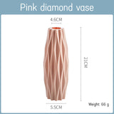 Morandi Modern Origami Plastic Vase