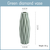 Morandi Modern Origami Plastic Vase