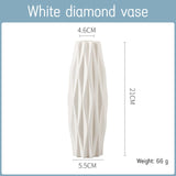 Morandi Modern Origami Plastic Vase