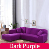 Solid Color Elastic Sofa Cover 1 seater