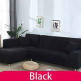 Solid Color Elastic Sofa Cover 1 seater