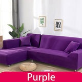 Solid Color Elastic Sofa Cover 1 seater