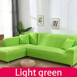 Solid Color Elastic Sofa Cover 1 seater