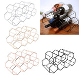 Metal 9 Bottle Wine Rack